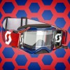 OCULOS SCOTT PROSPECT WFS - VERMELHO / AZUL - LENTE CLARA  OCULOS SCOTT PROSPECT WFS - VERMELHO / AZUL - LENTE CLARA